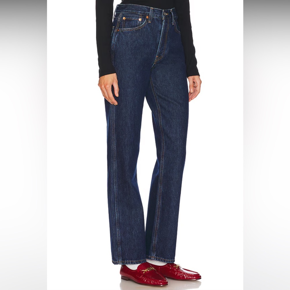 Re/Done 90s High Rise Loose Jeans - Picture 3 of 10